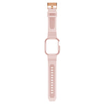 Cinturino integrato in silicone con motivo in fibra di carbonio per Apple Watch Series, 7 41mm / 6&SE&5&4 40mm / 3&2&1 38mm, 7 45mm / 6&SE&5&4 44mm / 3&2&1 42mm