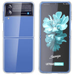 Semplice custodia antiurto in acrilico trasparente + TPU all-inclusive, For Samsung Galaxy Z Flip4 5G