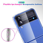 Semplice custodia antiurto in acrilico trasparente + TPU all-inclusive, For Samsung Galaxy Z Flip4 5G