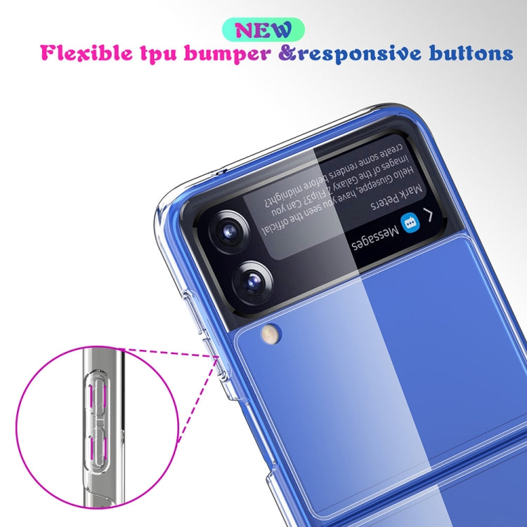 Semplice custodia antiurto in acrilico trasparente + TPU all-inclusive, For Samsung Galaxy Z Flip4 5G