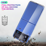 Semplice custodia antiurto in acrilico trasparente + TPU all-inclusive, For Samsung Galaxy Z Flip4 5G