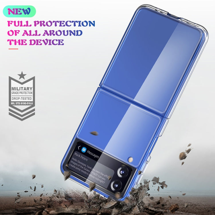 Semplice custodia antiurto in acrilico trasparente + TPU all-inclusive, For Samsung Galaxy Z Flip4 5G