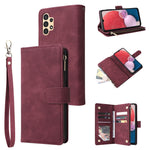 Custodia per cellulare multifunzionale in pelle con portafoglio con cerniera smerigliata, For Samsung Galaxy A13 4G, For Samsung Galaxy A23, For OnePlus 9 Pro, For OnePlus 9, For Google Pixel 6 Pro
