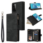 Custodia per cellulare multifunzionale in pelle con portafoglio con cerniera smerigliata, For Samsung Galaxy A13 4G, For Samsung Galaxy A23, For OnePlus 9 Pro, For OnePlus 9, For Google Pixel 6 Pro