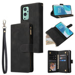Custodia per cellulare multifunzionale in pelle con portafoglio con cerniera smerigliata, For Samsung Galaxy A13 4G, For Samsung Galaxy A23, For OnePlus 9 Pro, For OnePlus 9, For Google Pixel 6 Pro