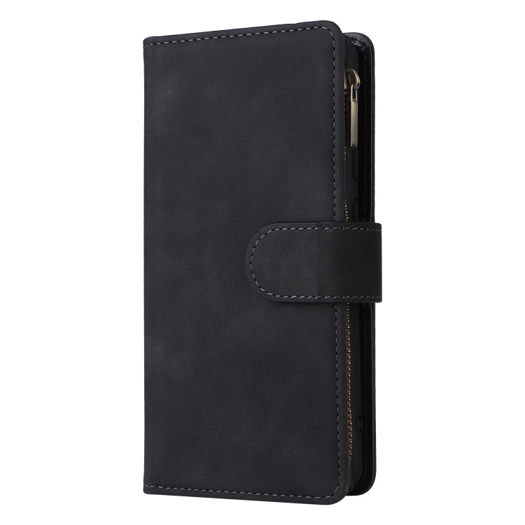 Custodia per cellulare multifunzionale in pelle con portafoglio con cerniera smerigliata, For Google Pixel 6a, For Google Pixel 7 5G, For Google Pixel 7 Pro 5G, For Xiaomi Redmi Note 11 Pro International