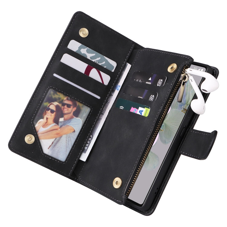 Custodia per cellulare multifunzionale in pelle con portafoglio con cerniera smerigliata, For Google Pixel 6a, For Google Pixel 7 5G, For Google Pixel 7 Pro 5G, For Xiaomi Redmi Note 11 Pro International