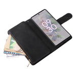 Custodia per cellulare multifunzionale in pelle con portafoglio con cerniera smerigliata, For Google Pixel 6a, For Google Pixel 7 5G, For Google Pixel 7 Pro 5G, For Xiaomi Redmi Note 11 Pro International
