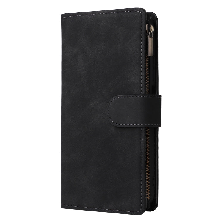 Custodia per cellulare multifunzionale in pelle con portafoglio con cerniera smerigliata, For Xiaomi Redmi Note 11S