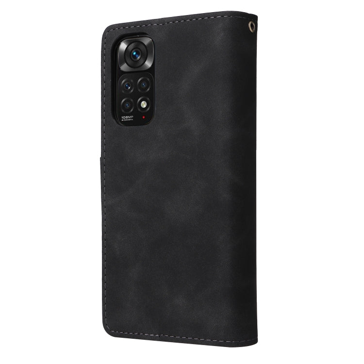 Custodia per cellulare multifunzionale in pelle con portafoglio con cerniera smerigliata, For Xiaomi Redmi Note 11S