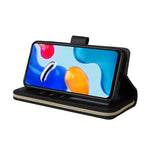 Custodia per cellulare in pelle con cerniera a portafoglio con 9 slot per schede, For Xiaomi Redmi Note 11S, For Samsung Galaxy A23