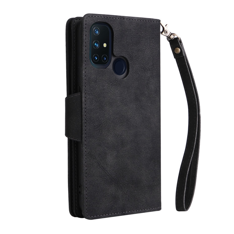 Rivetto Fibbia 9 carte Custodia per telefono in pelle a tre pieghe, For OnePlus Nord N10 5G, For Samsung Galaxy Note20, For OnePlus 10 Pro 5G, For Samsung Galaxy A23 4G