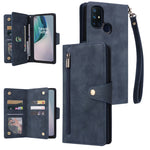 Rivetto Fibbia 9 carte Custodia per telefono in pelle a tre pieghe, For OnePlus Nord N10 5G, For Samsung Galaxy Note20, For OnePlus 10 Pro 5G, For Samsung Galaxy A23 4G