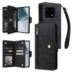 Rivetto Fibbia 9 carte Custodia per telefono in pelle a tre pieghe, For OnePlus Nord N10 5G, For Samsung Galaxy Note20, For OnePlus 10 Pro 5G, For Samsung Galaxy A23 4G