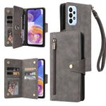 Rivetto Fibbia 9 carte Custodia per telefono in pelle a tre pieghe, For OnePlus Nord N10 5G, For Samsung Galaxy Note20, For OnePlus 10 Pro 5G, For Samsung Galaxy A23 4G