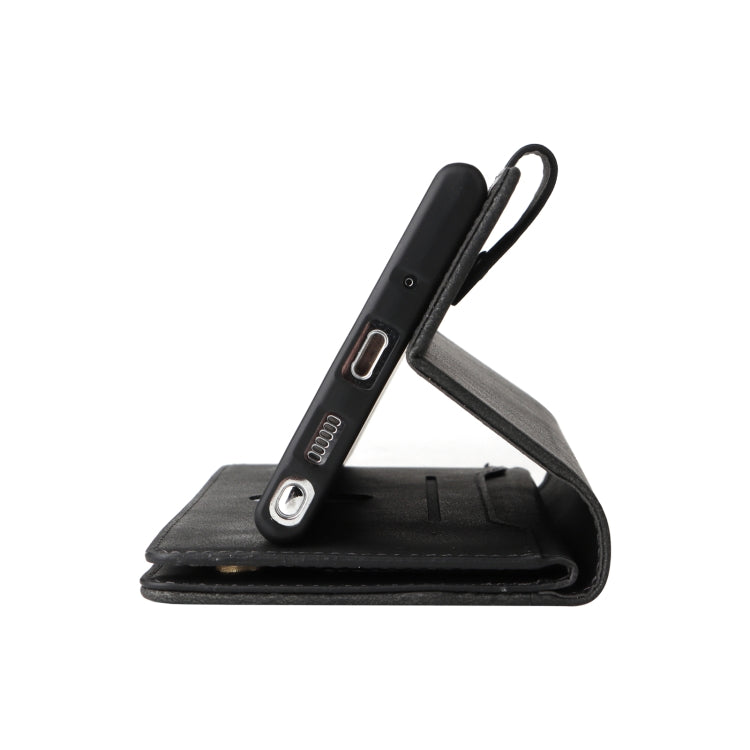Rivetto Fibbia 9 carte Custodia per telefono in pelle a tre pieghe, For Xiaomi 11T
