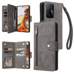 Rivetto Fibbia 9 carte Custodia per telefono in pelle a tre pieghe, For Xiaomi 11T