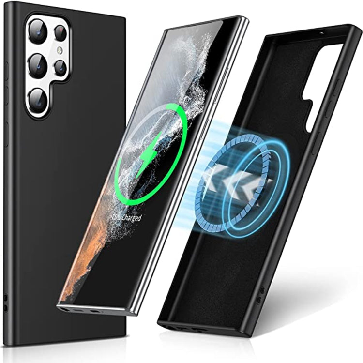 Custodia per telefono in silicone liquido magnetico MagSafe, For Samsung Galaxy S20 FE 2022/S20 FE, For Samsung Galaxy S21 5G, For Samsung Galaxy S21+ 5G, For Samsung Galaxy S21 FE 5G, For Samsung Galaxy S21 Ultra 5G, For Samsung Galaxy S22 5G         ...
