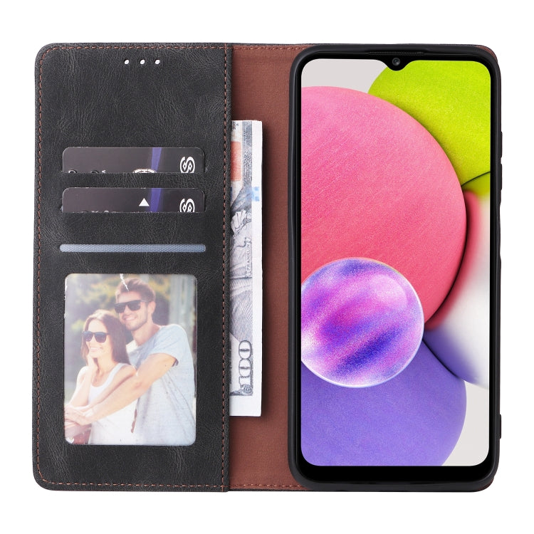 Custodia per telefono in pelle con chiusura a ventosa semplice, For Samsung Galaxy A03s, For Xiaomi Redmi Note 11 4G International, For Xiaomi Redmi Note 11 Pro, For Samsung Galaxy A23, For Samsung Galaxy A73 5G, For Xiaomi Redmi Note 11 Pro 5G