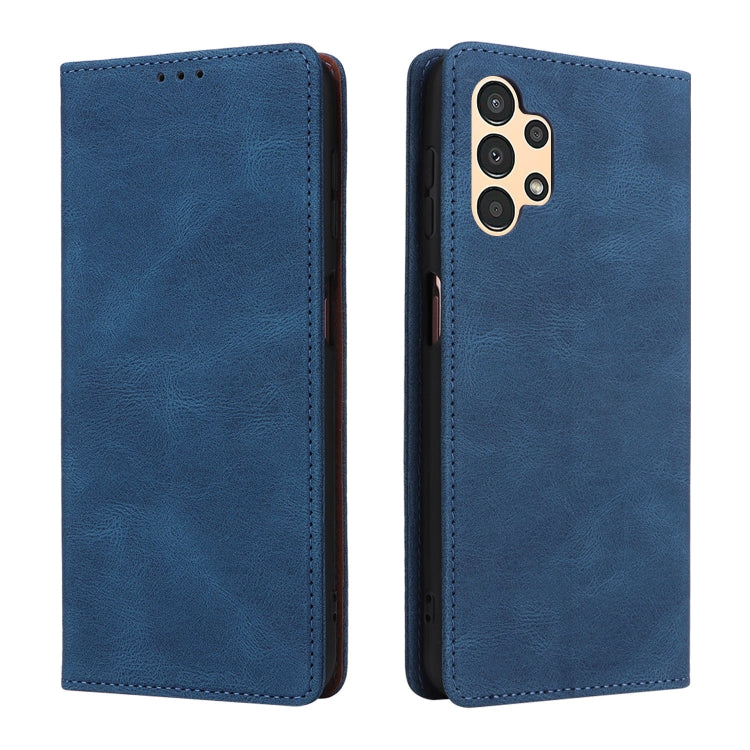 Custodia per telefono in pelle con chiusura a ventosa semplice, For Samsung Galaxy A13 4G