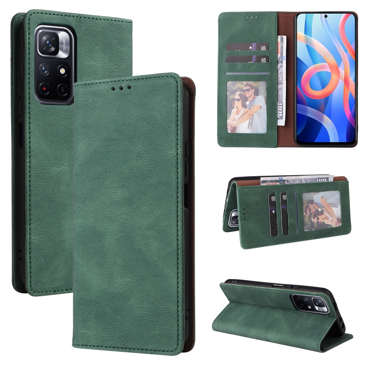 Custodia per telefono in pelle con chiusura a ventosa semplice, For Samsung Galaxy A03s, For Xiaomi Redmi Note 11 4G International, For Xiaomi Redmi Note 11 Pro, For Samsung Galaxy A23, For Samsung Galaxy A73 5G, For Xiaomi Redmi Note 11 Pro 5G