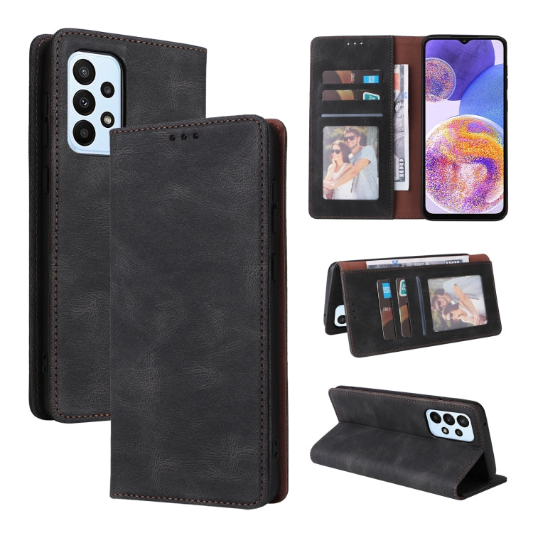 Custodia per telefono in pelle con chiusura a ventosa semplice, For Samsung Galaxy A03s, For Xiaomi Redmi Note 11 4G International, For Xiaomi Redmi Note 11 Pro, For Samsung Galaxy A23, For Samsung Galaxy A73 5G, For Xiaomi Redmi Note 11 Pro 5G