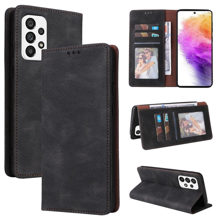 Custodia per telefono in pelle con chiusura a ventosa semplice, For Samsung Galaxy A03s, For Xiaomi Redmi Note 11 4G International, For Xiaomi Redmi Note 11 Pro, For Samsung Galaxy A23, For Samsung Galaxy A73 5G, For Xiaomi Redmi Note 11 Pro 5G