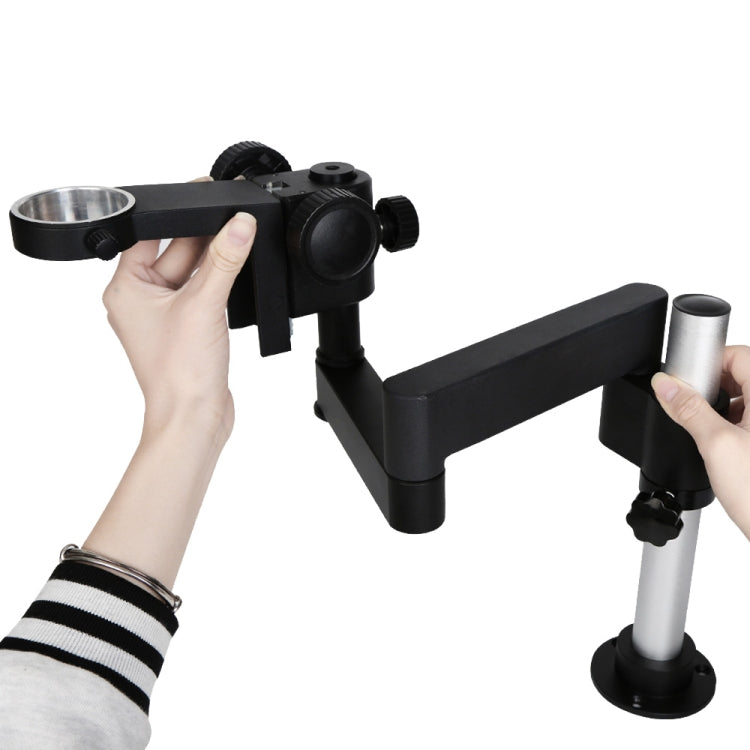 Supporto pieghevole rotante 360° per microscopio