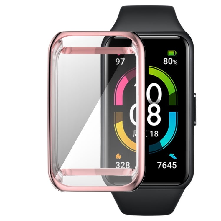 Custodia per orologio in TPU galvanica a copertura totale, For Huawei Band 7