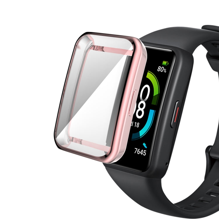 Custodia per orologio in TPU galvanica a copertura totale, For Huawei Band 7