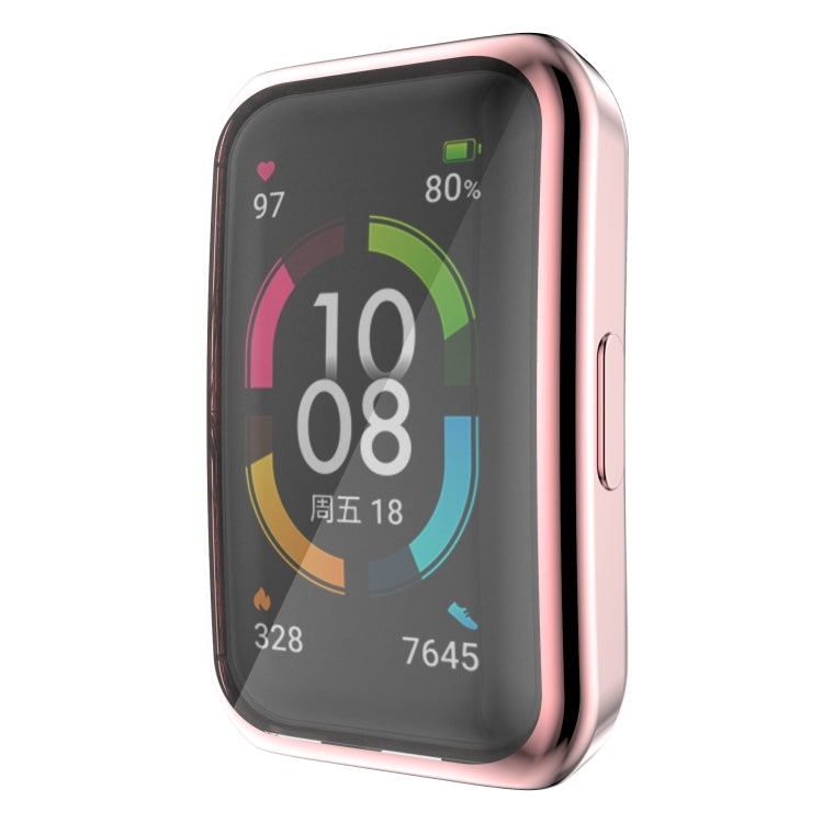 Custodia per orologio in TPU galvanica a copertura totale, For Huawei Band 7