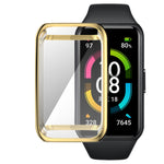 Custodia per orologio in TPU galvanica a copertura totale, For Huawei Band 7