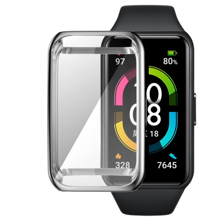 Custodia per orologio in TPU galvanica a copertura totale, For Huawei Band 7