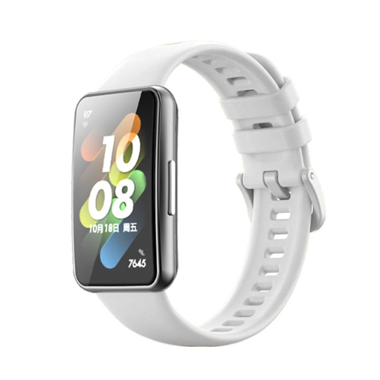 Cinturino in silicone di colore puro, For Huawei Band 7 / Honor Band 7