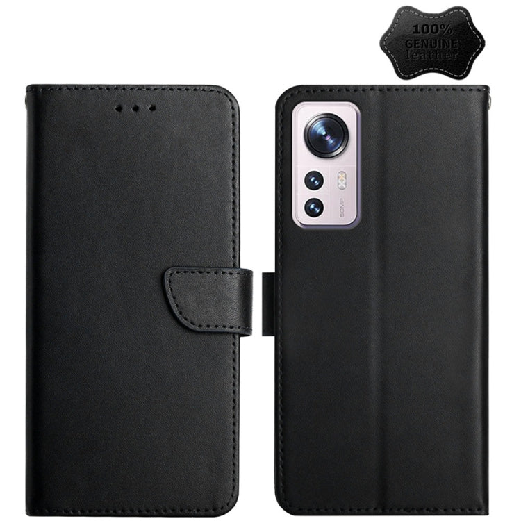 Custodia per telefono flip orizzontale in vera pelle a prova di impronte digitali, For OnePlus Nord 2T 5G, For Xiaomi 12 Lite
