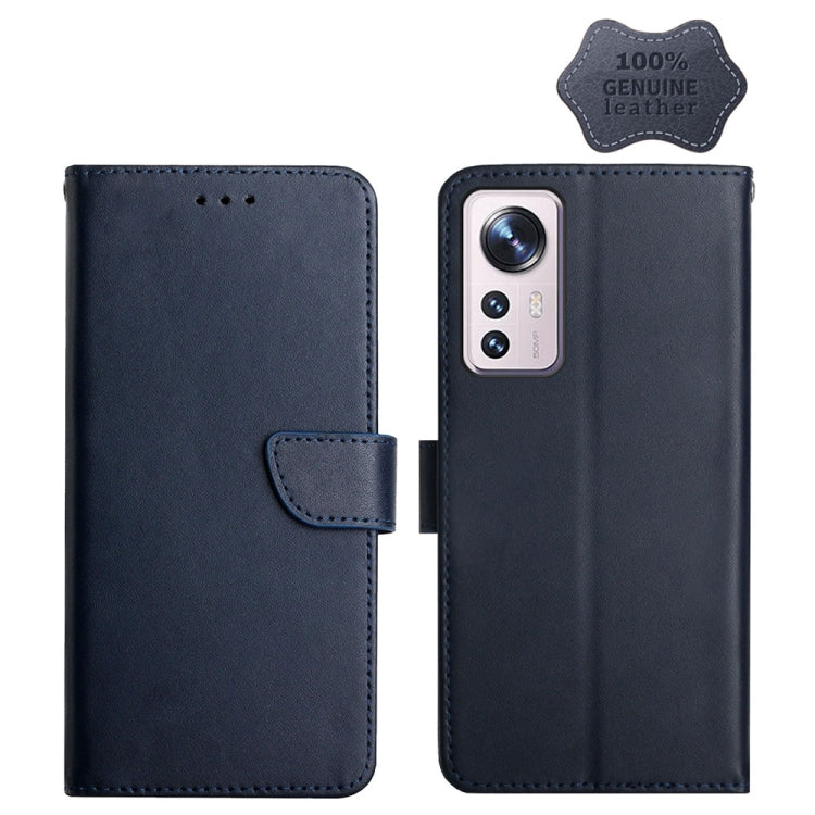 Custodia per telefono flip orizzontale in vera pelle a prova di impronte digitali, For OnePlus Nord 2T 5G, For Xiaomi 12 Lite