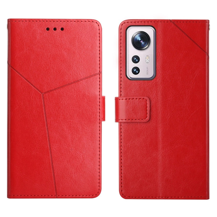 Custodia per telefono in pelle flip orizzontale con cuciture a Y, For OnePlus Nord 2T 5G, For Xiaomi 12 Lite