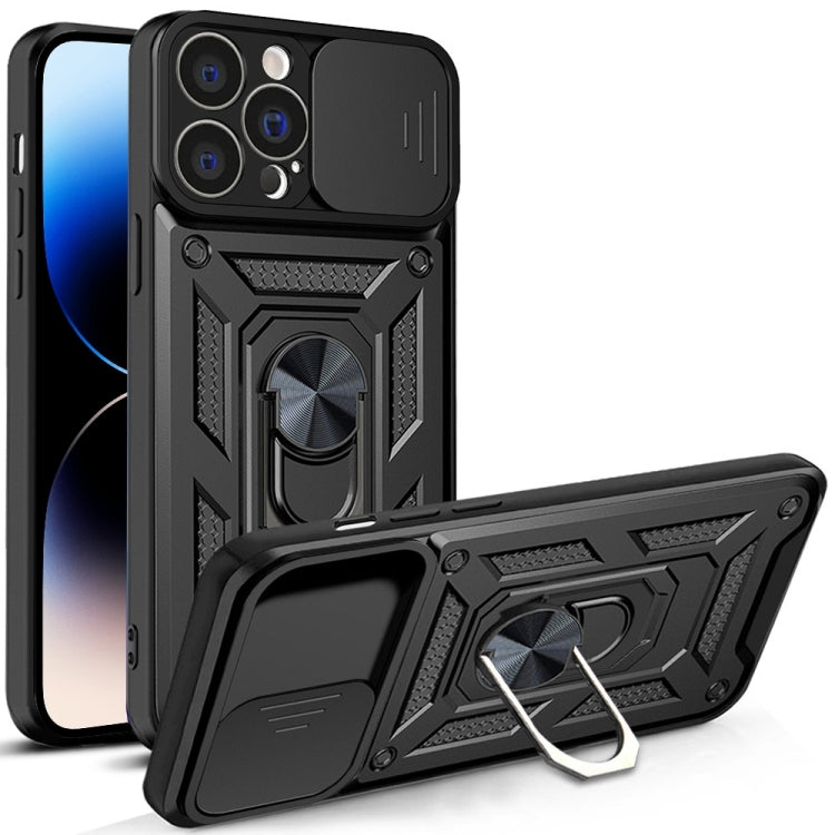 Cover TPU con copri fotocamera scorrevole per iPhone 14 Pro Max