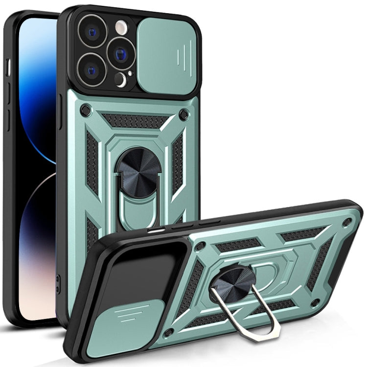 Cover TPU con copri fotocamera scorrevole per iPhone 14 Pro Max