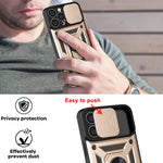 Cover TPU con copri fotocamera scorrevole per iPhone 14 Pro Max