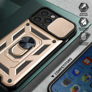 Cover per fotocamera scorrevole Design Custodia per telefono in TPU + PC, For iPhone 14 Pro Max