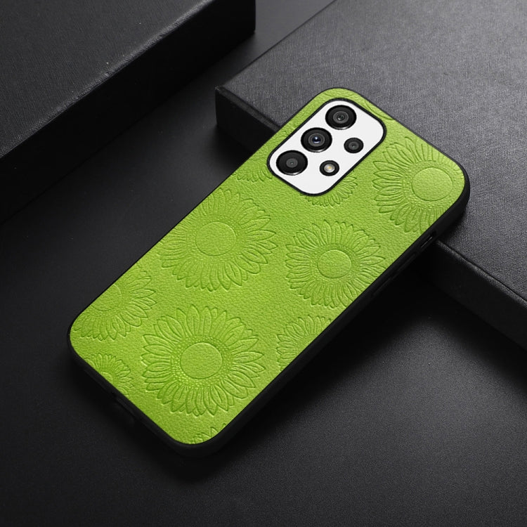 Custodia per telefono antiurto PU + TPU + PC modello girasole, For Samsung Galaxy A13 4G, For Samsung Galaxy A23 4G, For Samsung Galaxy A33 5G, For Samsung Galaxy A53 5G, For Samsung Galaxy A73 5G