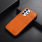 Custodia per telefono antiurto PU + TPU + PC modello girasole, For Samsung Galaxy A13 4G, For Samsung Galaxy A23 4G, For Samsung Galaxy A33 5G, For Samsung Galaxy A53 5G, For Samsung Galaxy A73 5G
