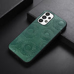 Custodia per telefono antiurto PU + TPU + PC modello girasole, For Samsung Galaxy A13 4G, For Samsung Galaxy A23 4G, For Samsung Galaxy A33 5G, For Samsung Galaxy A53 5G, For Samsung Galaxy A73 5G