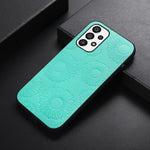 Custodia per telefono antiurto PU + TPU + PC modello girasole, For Samsung Galaxy A13 4G, For Samsung Galaxy A23 4G, For Samsung Galaxy A33 5G, For Samsung Galaxy A53 5G, For Samsung Galaxy A73 5G