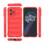 Magic Shield TPU + custodia per telefono in flanella, For OPPO Realme 9 Pro+