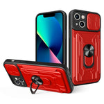 Custodia scorrevole TPU con slot carte per iPhone 14