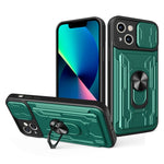 Custodia scorrevole TPU con slot carte per iPhone 14