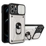 Custodia scorrevole TPU con slot carte per iPhone 14