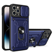 Custodia per telefono scorrevole Camshield TPU + PC con slot per schede, For iPhone 14 Pro Max
